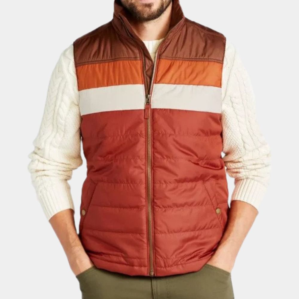Yellowjackets Elijah Wood Colorblock Vest - Front View