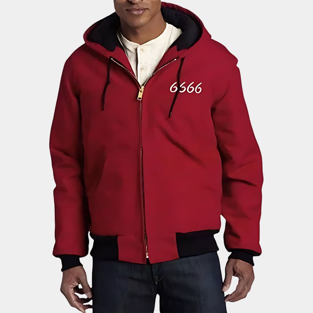 Yellowstone  Jimmy Hurdstrom 6666 Vibrant Red Jacket - Front View