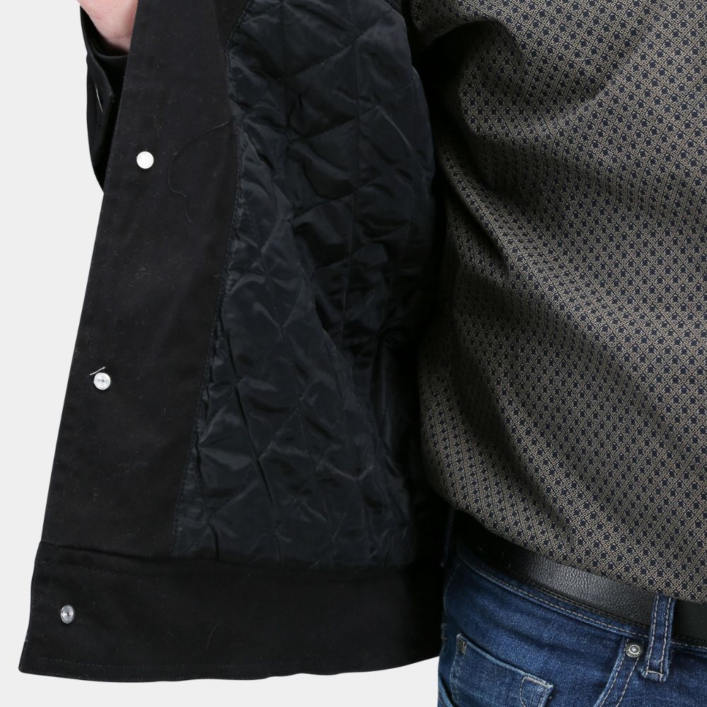 Yellowstone Rip Wheeler Black Cruiser Jacket - Inner View