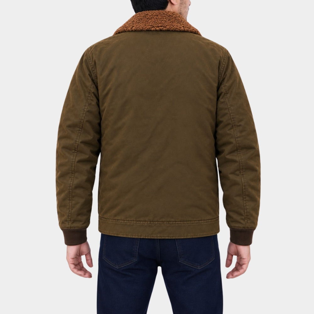 You Can’t Leave James Shearling Collar Jacket