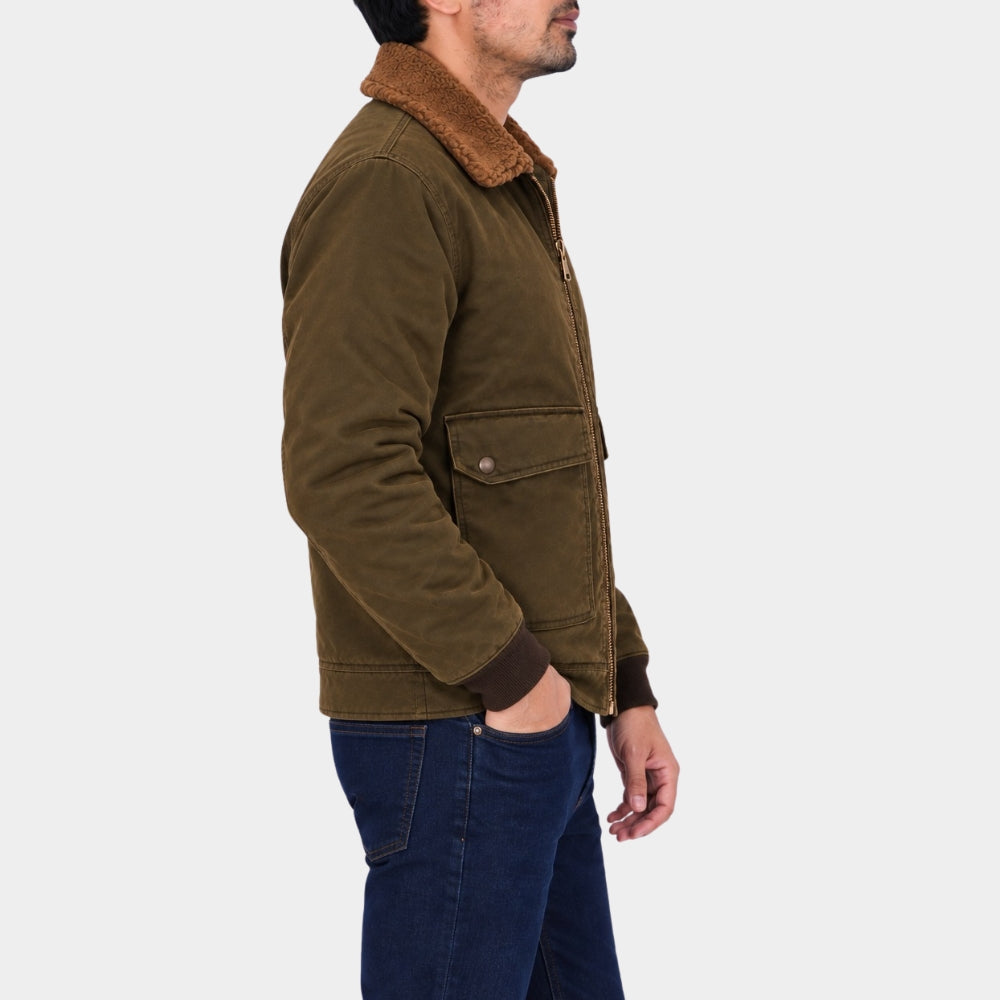 You Can’t Leave James Shearling Collar Jacket