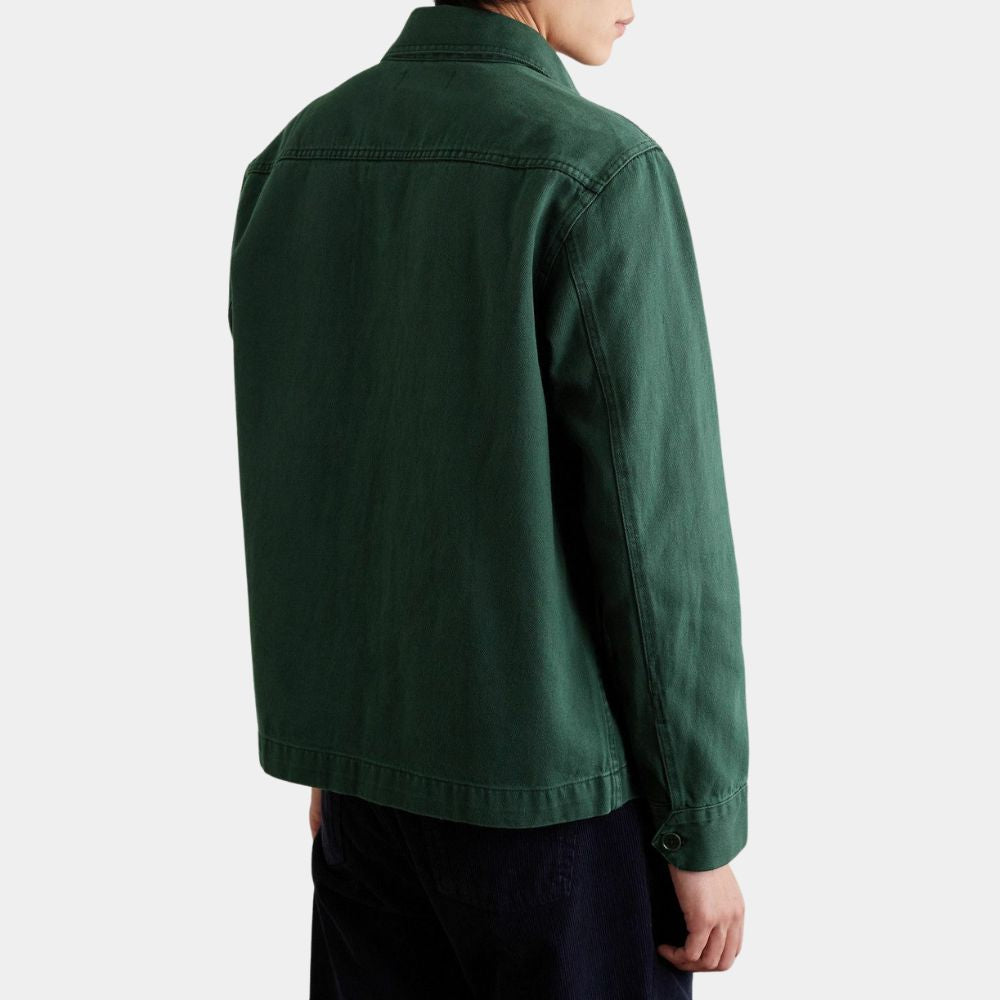 You Season 05 Joe Goldberg (Penn Badgley) Green Cotton Jacket - Back View