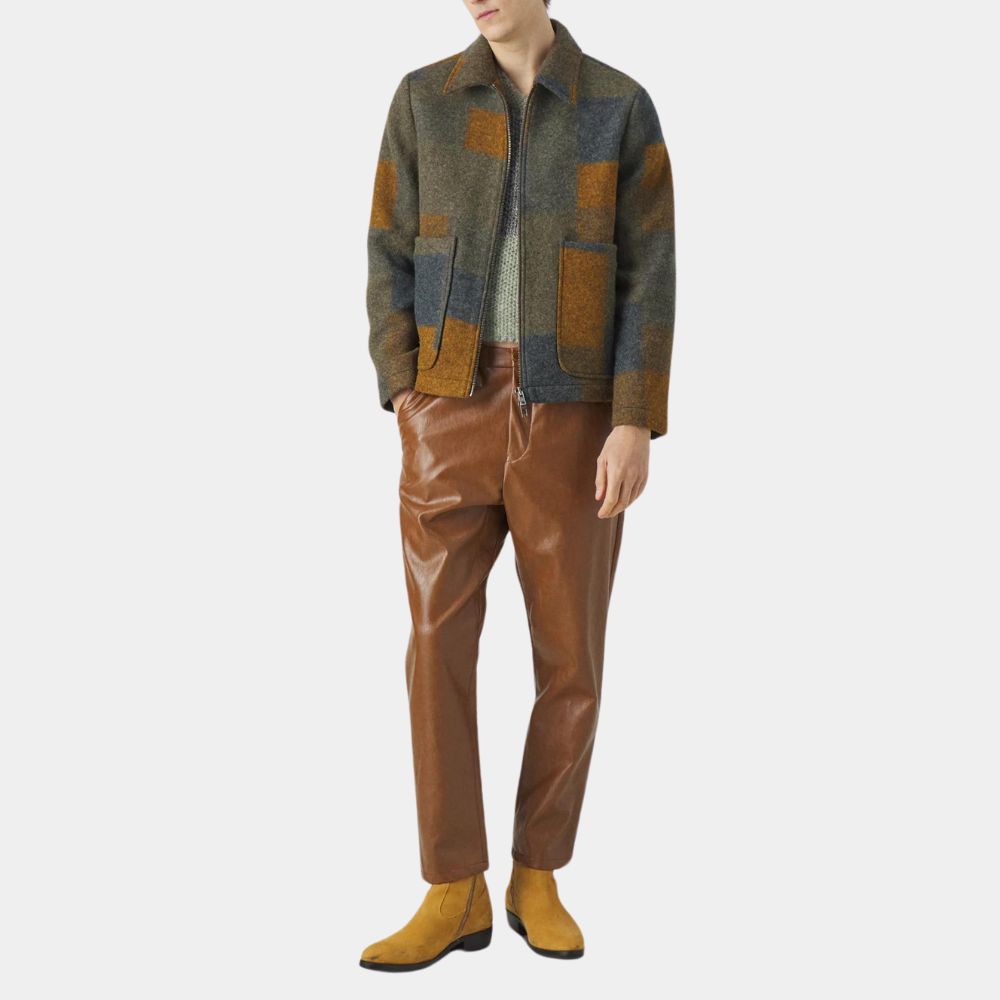 The Bear Carmy's Patchwork Wool Jacket image 1