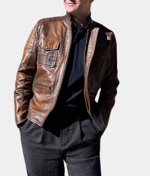 Boss Level Frank Grillo Leather Jacket image 3