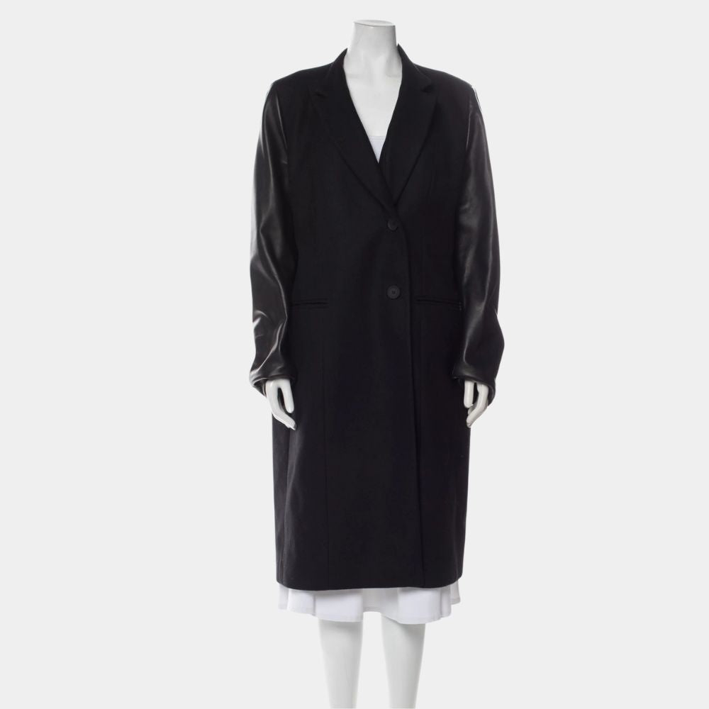 Lois Lane Trench Coat with Leather Sleeves image 0