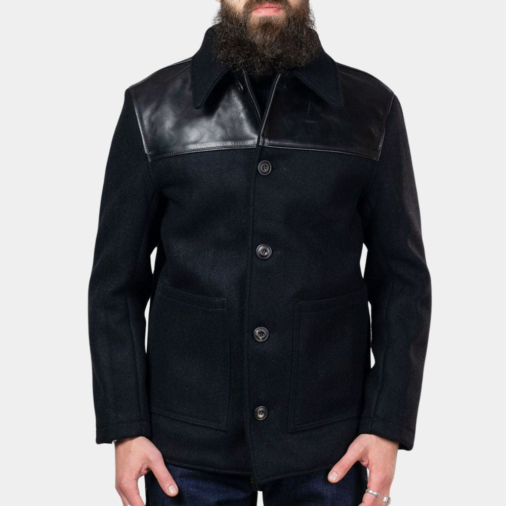 Men's Black Donkey Jacket image 2