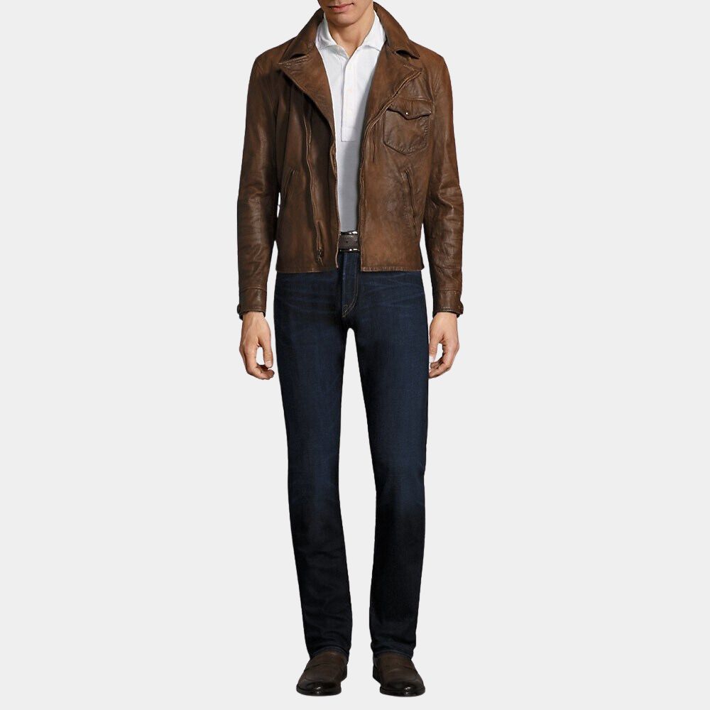 Snake Plissken Leather Jacket image 0