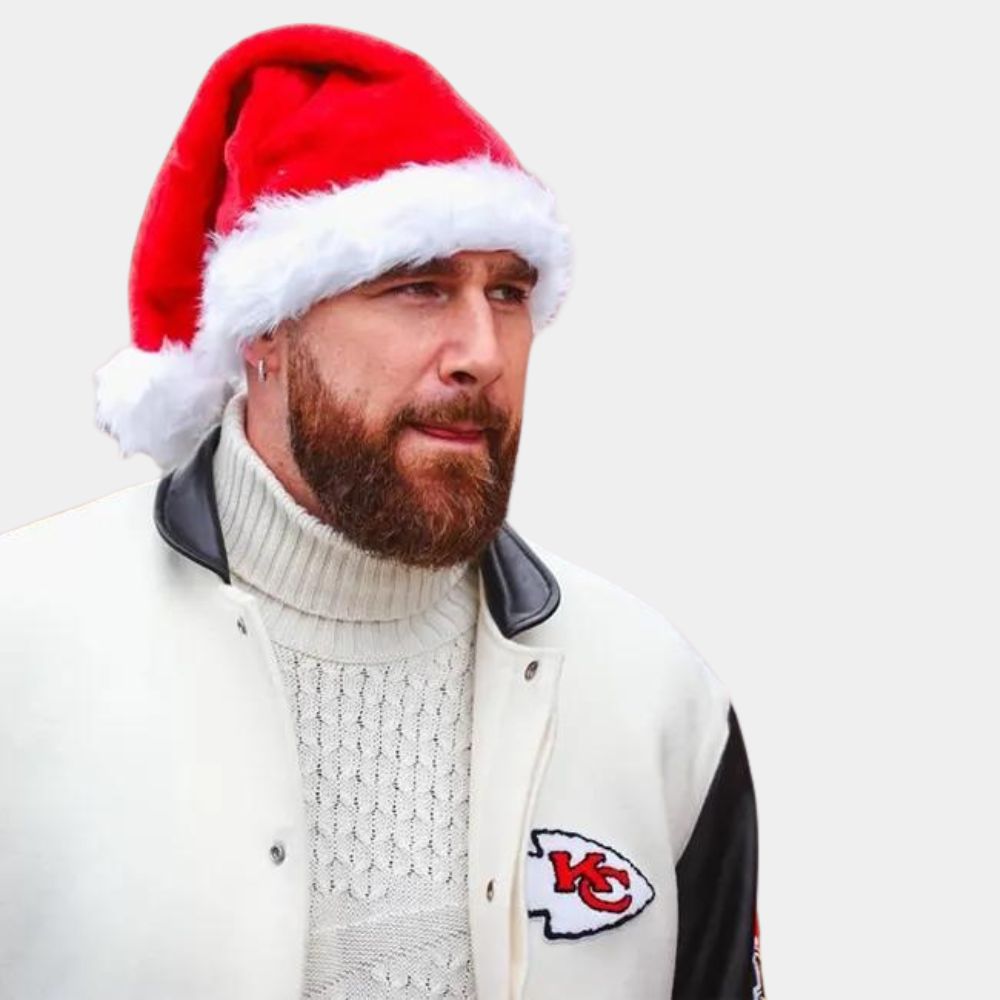 Travis Kelce Chiefs Varsity Jacket image 4