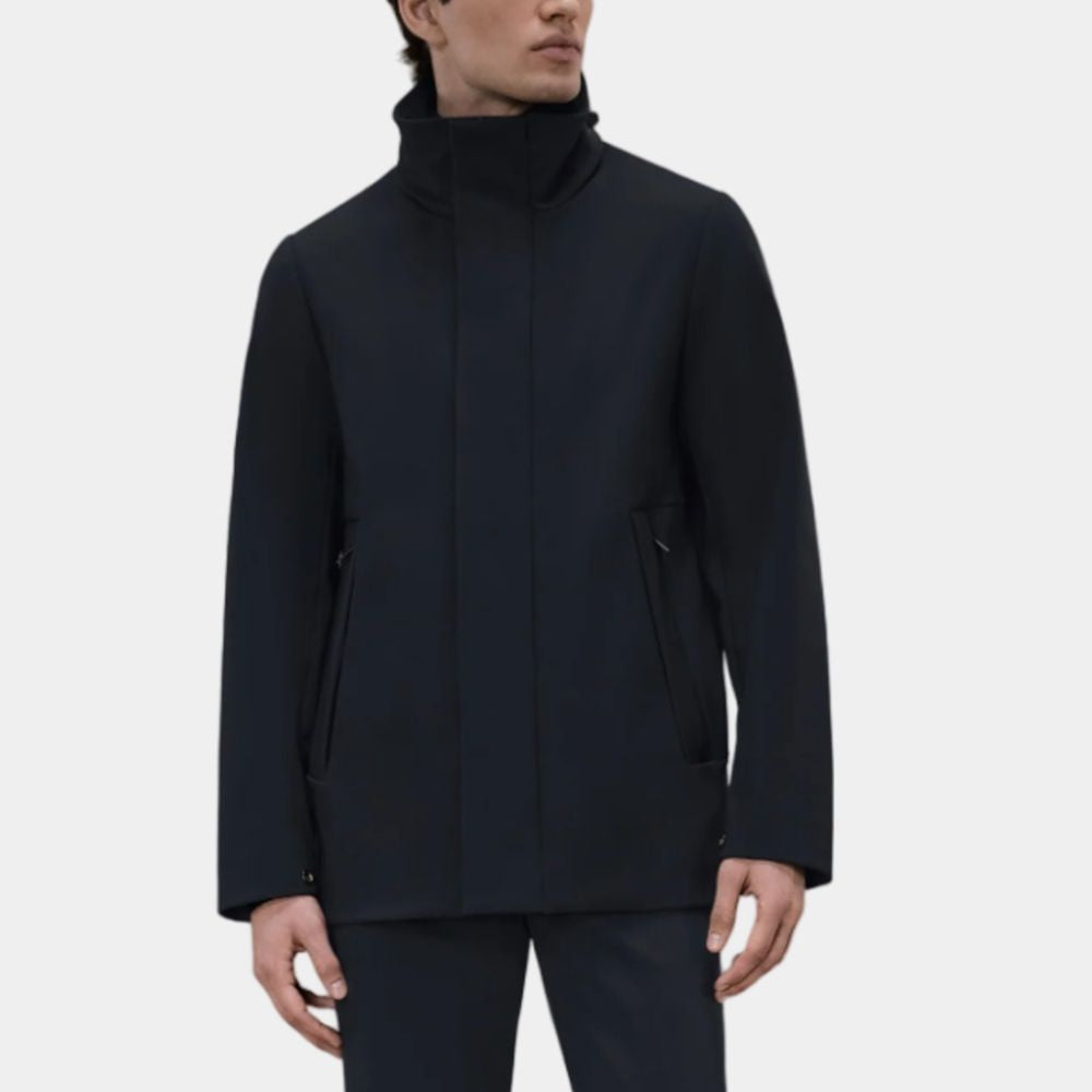 ujutsu Kaisen Gojo Satoru Uniform Black Cotton Jacket - Front View